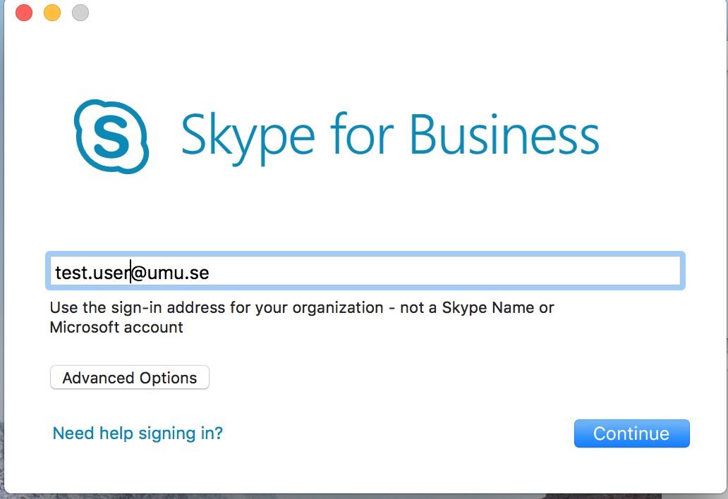 skype for business mac os x client