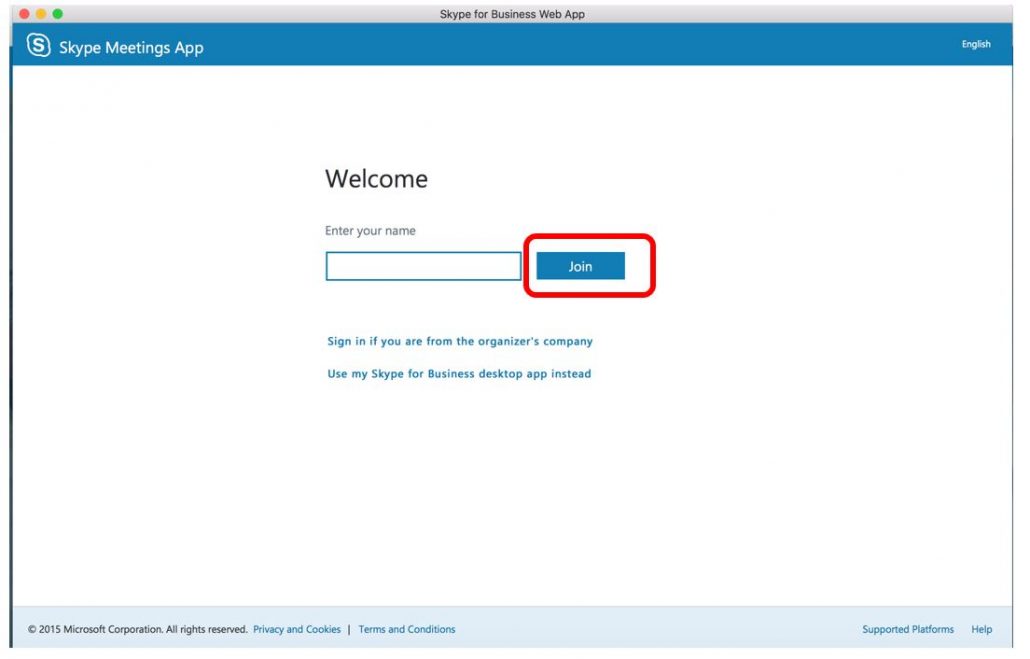 skype app for mac join meeting