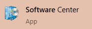 Bild föreställande ikonen för Software center i Windows