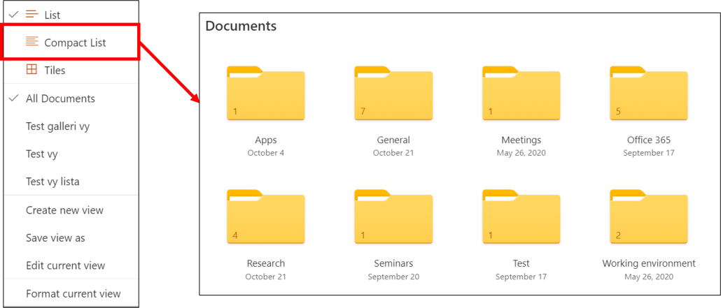 change documentliberary view in sharepoint - Tiles