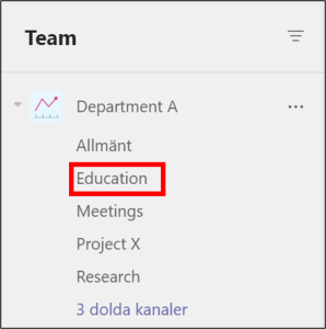 sync files from specific Team channel to computer - choose team channel