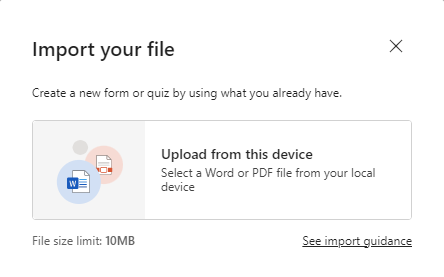 Image that shows how it looks when you are about to upload you file