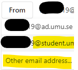 image showing where the email is from