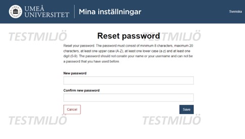 Image showing how to reset your password